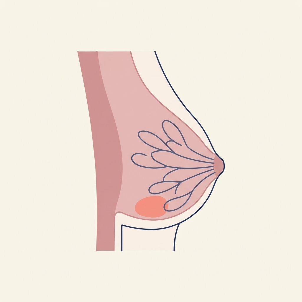 한쪽 지속 유방통 검사 사례